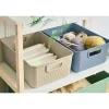 Bac de rangement en plastique recyclé élégant Taille M - Beige