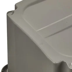 Bac de rangement gris en plastique recyclé 30 litres