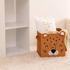 Bac de rangement Joey velours 29x29cm - Atmosphera