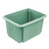 Bac de rangement élégant coloré 15 litres - Vert