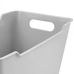 Bac de rangement lifestyle 6 litres avec poignées - Gris