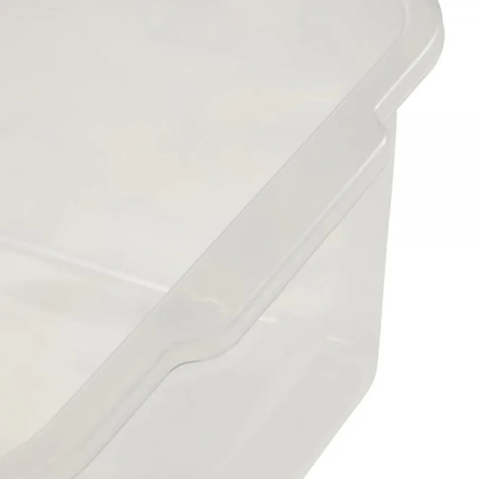 Bac de rangement Transparent empilable 2,8 litres - Naturel