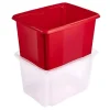 Bac de rangement transparent 30 litres emil Keeeper