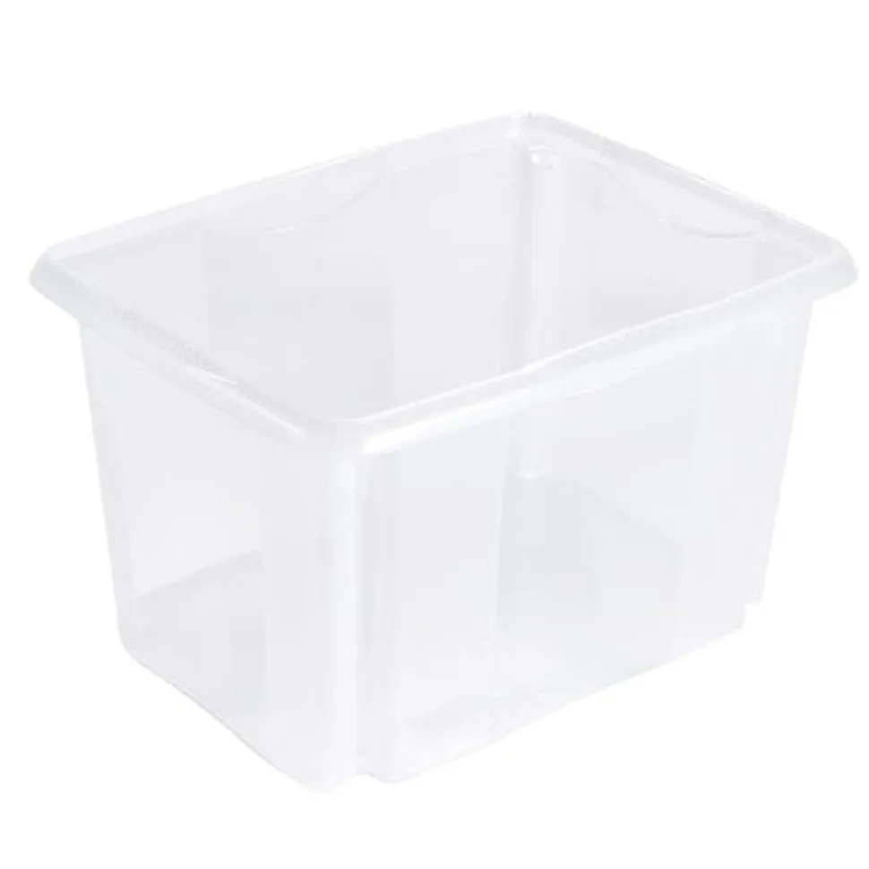 Bac de rangement transparent 30 litres emil Keeeper