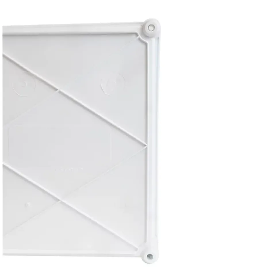 Bac empilable avec 4 pieds 540 x 360 x 120 mm - 10 L - blanc
