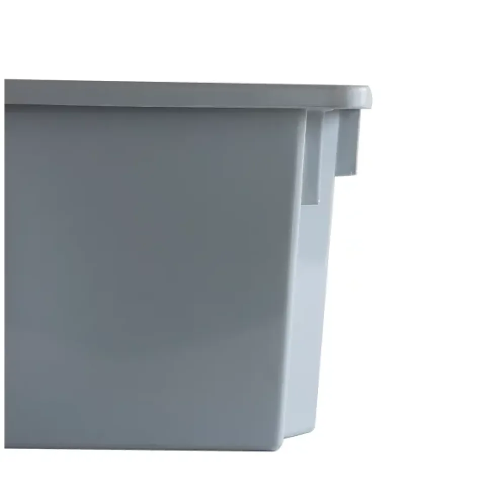 Bac empilable emboîtable 750 x 460 x 310 mm - 70 L - gris