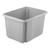 Bac empilable en plastique recyclé 30 litres - Gris