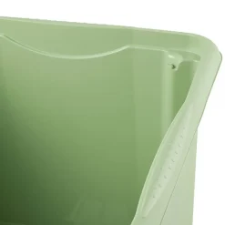 Bac empilable en plastique recyclé 30 litres - Vert
