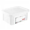 Bac HACCP 12 L rectangulaire + couvercle - blanc