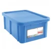 Bac HACCP 35 L rectangulaire + couvercle - bleu