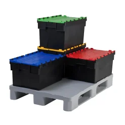 Bac navette jaune 600x400x400 mm 69 litres