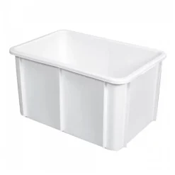 Bac Plastique Alimentaire 600x400x315 55 L blanc