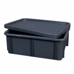 Bac Plastique Alimentaire 600x400x217 35 L gris