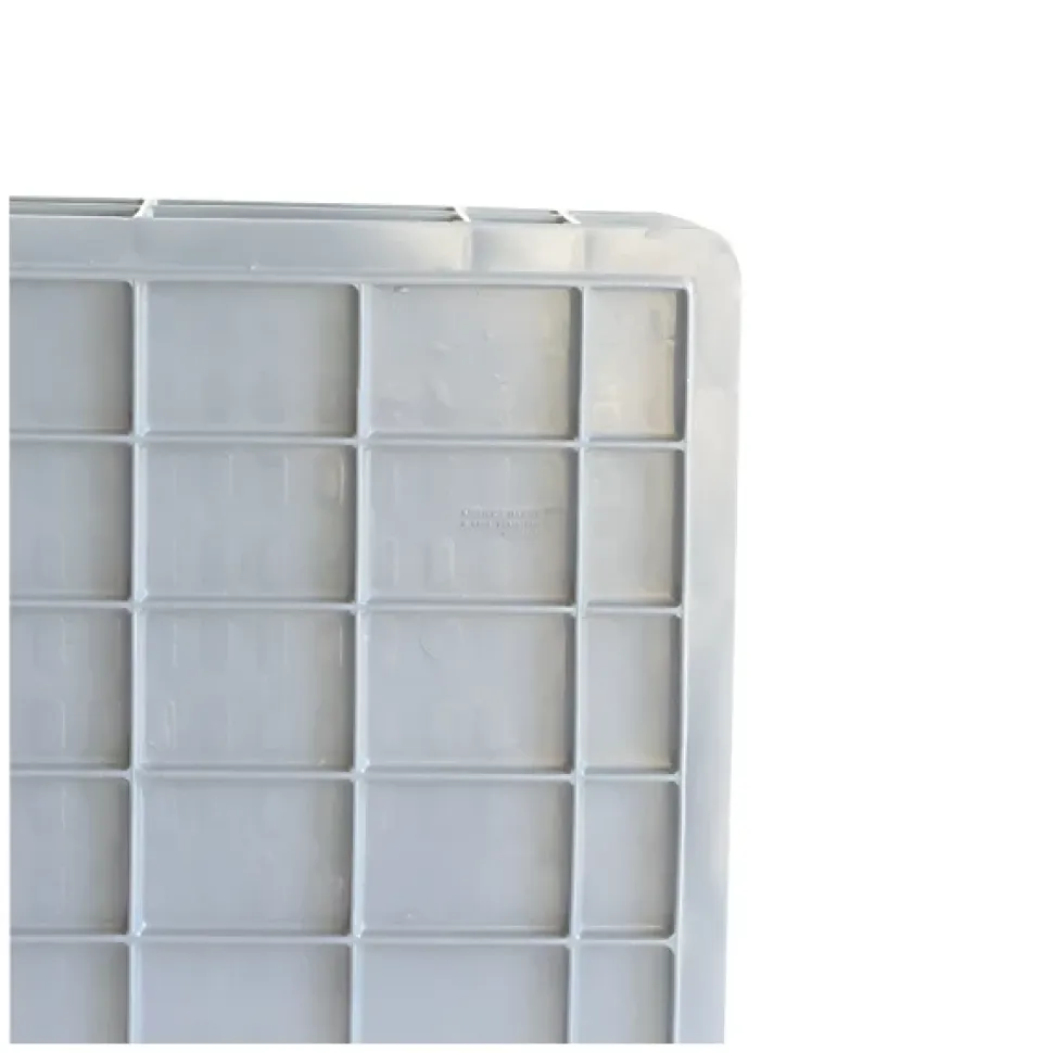 Bac renforcé avec poignées empilable 600 x 400 x 120 mm - 23 L - gris