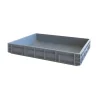 Bac renforcé empilable 800 x 600 x 130 mm - 45 L - gris
