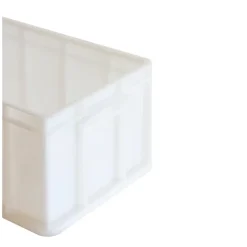 Bac renforcé empilable 490 x 280 x 205 mm - 20 L - blanc