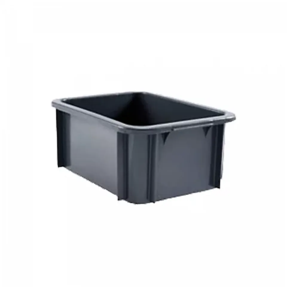 Bac renforcé rectangulaire 400x300x165 12 L gris