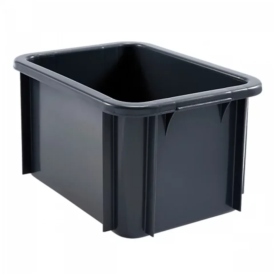 Bac renforcé rectangulaire 400x300x215 15 L gris