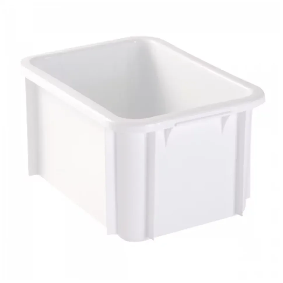Bac renforcé rectangulaire 400x300x215 15 L blanc