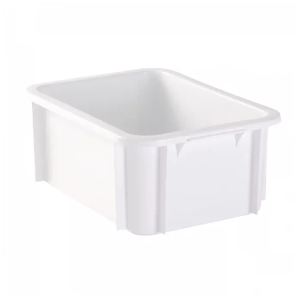 Bac renforcé rectangulaire 400x300x165 12 L blanc
