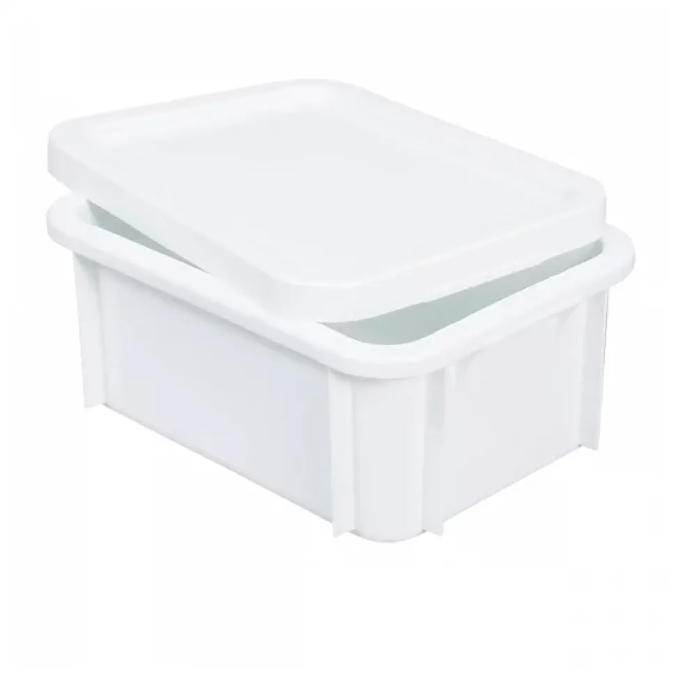 Bac renforcé rectangulaire 400x300x165 12 L blanc