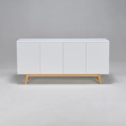 Bahut HOME 4 portes 2 tiroirs / Blanc