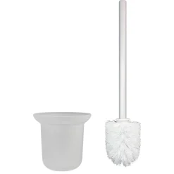 Balneo Armoire encastrée pour brosse WC gauche verre blanc 68,2cm