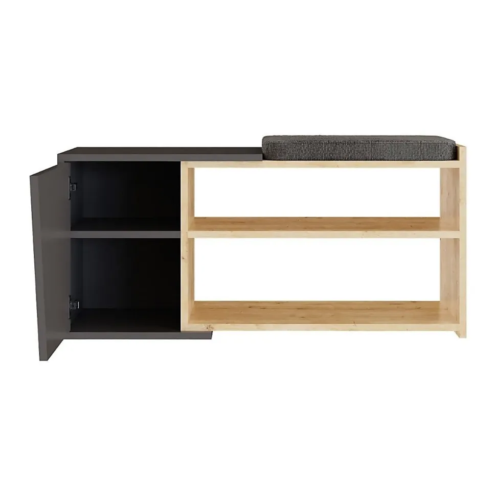 Banc à chaussures 1 porte L104 cm - Fiona