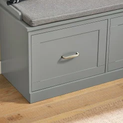 Banc à chaussures avec assise, espace de rangement, FSR131-HG, SoBuy