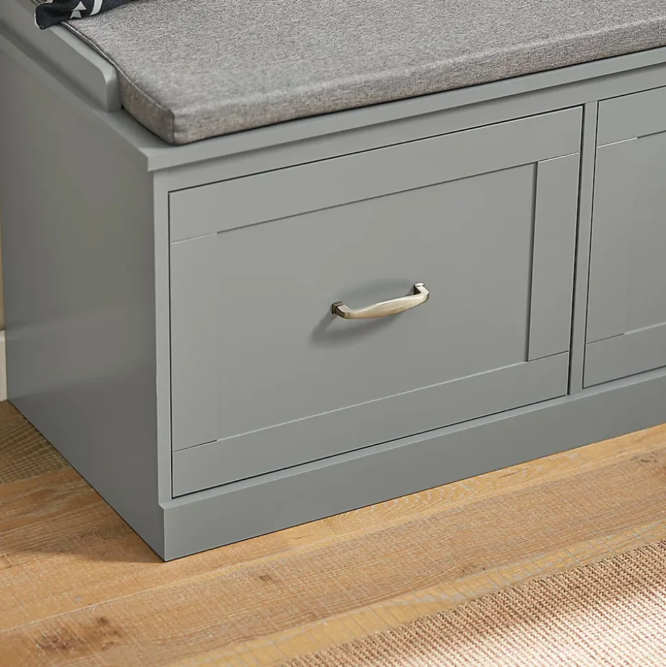 Banc à chaussures avec assise, espace de rangement, FSR131-HG, SoBuy