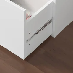 Banc à chaussures Degerfors 80 x 39 x 45 cm blanc en.casa