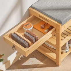 Banc à Chaussures étagère à chaussures, FSR49-N, SoBuy