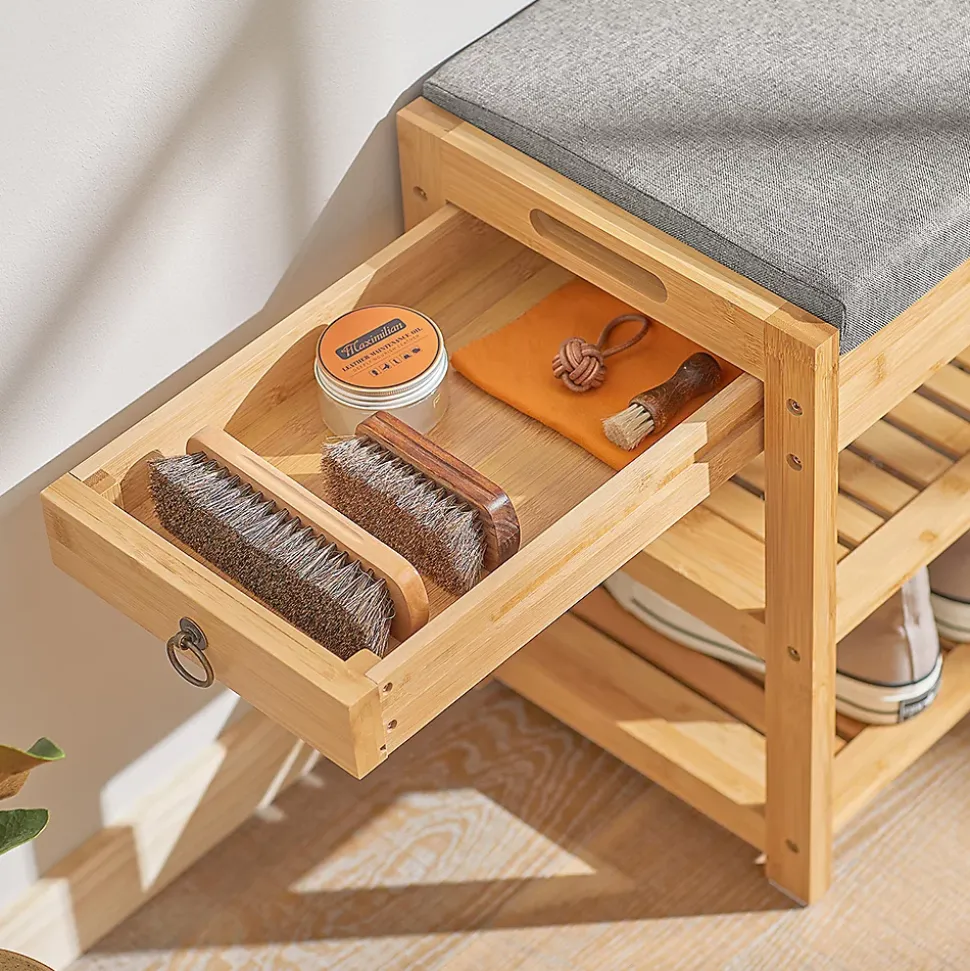Banc à Chaussures étagère à chaussures, FSR49-N, SoBuy