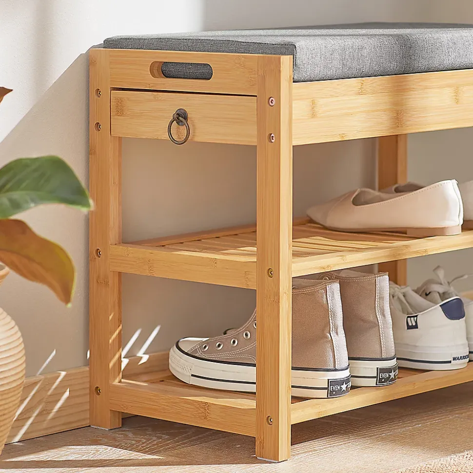Banc à Chaussures étagère à chaussures, FSR49-N, SoBuy