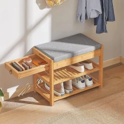 Banc à Chaussures étagère à chaussures, FSR49-N, SoBuy