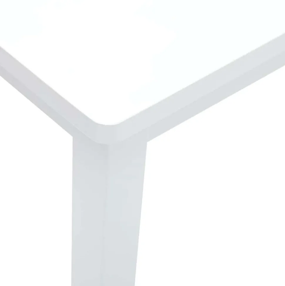 Banc 90 cm blanc bois massif caoutchouc vidaXL