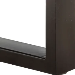 Banc 110 cm Bois de récupération solide et acier vidaXL