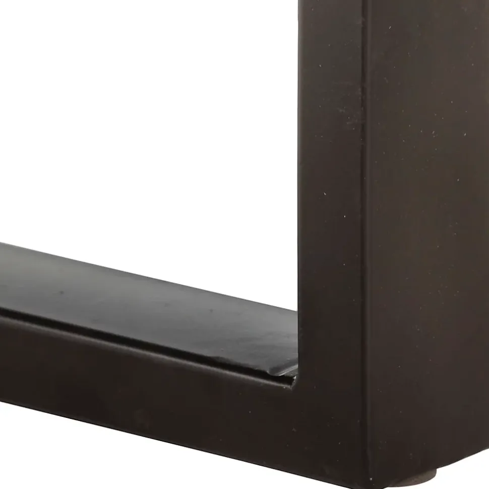Banc 110 cm Bois de récupération solide et acier vidaXL