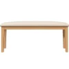 Banc 110 cm bois massif caoutchouc vidaXL