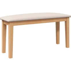 Banc 90 cm bois massif caoutchouc vidaXL