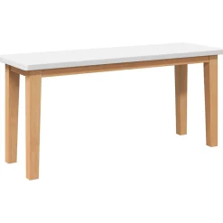 Banc 90 cm bois massif caoutchouc vidaXL