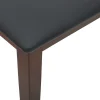 Banc 90 cm marron bois massif caoutchouc vidaXL