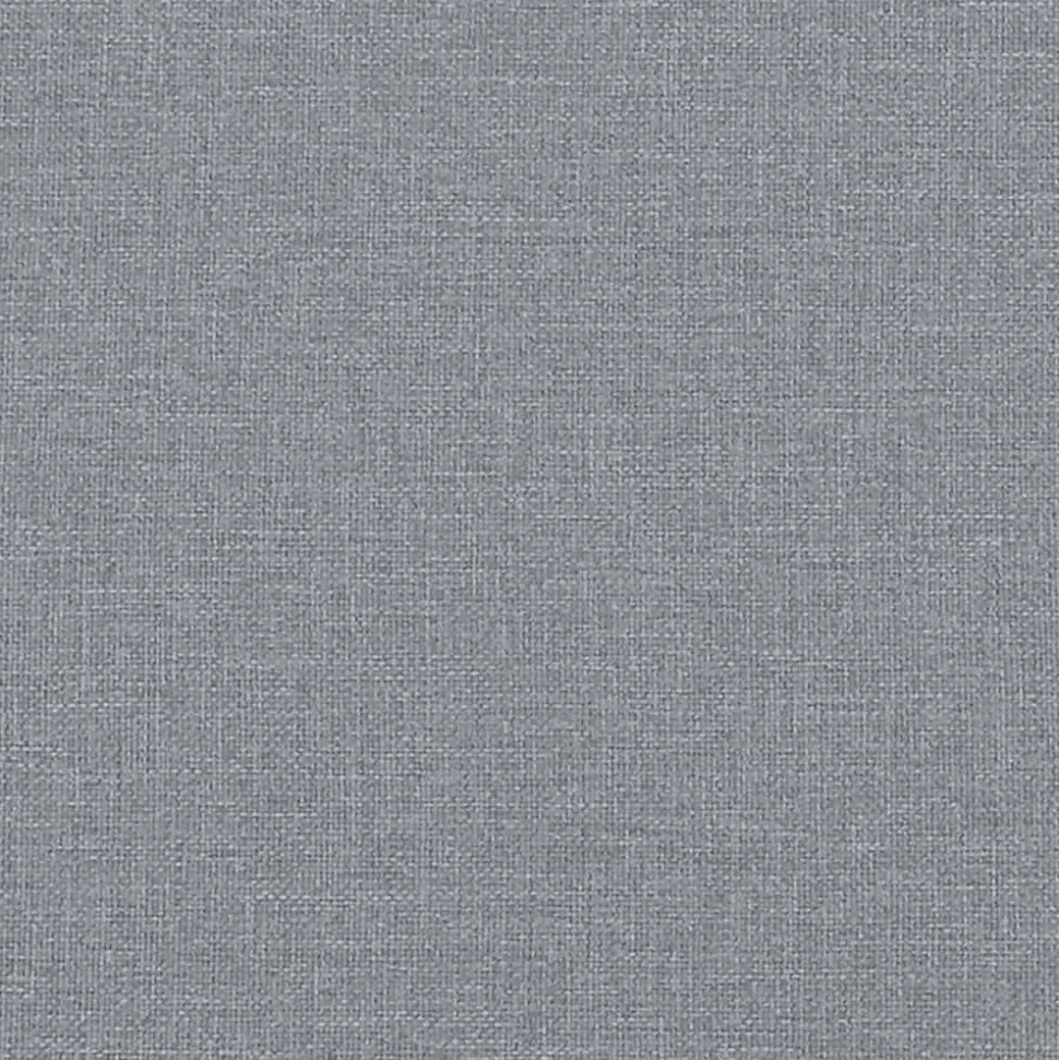 Banc à manger gris clair 186x32x45 cm acier et tissu vidaXL