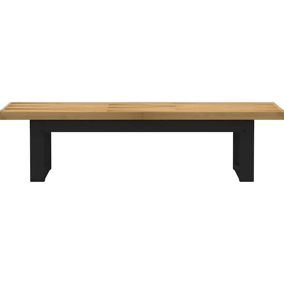 Banc à manger NOAIN pieds en forme de U 180x40x45 cm massif pin vidaXL