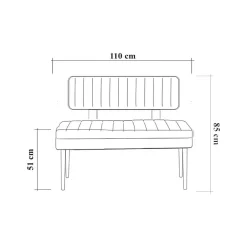 Banc Arielli, Banc polyvalent, Sièges pour les invités, Coffre multifonctionnel, 110x40h85 cm, Noyer et Anthracite