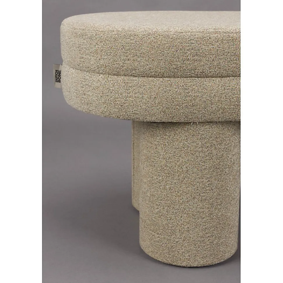 Banc, Banc en tissu bouclé Fern, Dutchbone