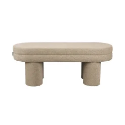 Banc, Banc en tissu bouclé Fern, Dutchbone