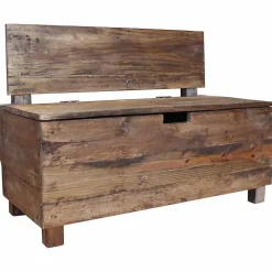 Banc bois massif d'acajou 86x40x60 cm vidaXL