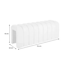 Banc. bout de lit beige contemporain en tissu
