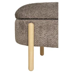 Banc Branca avec Rangement Élégant en Bois Marron et Naturel - HN1237